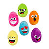 Mini Easter Silly Face Stuffed Eggs - 12 Pc. Image 1