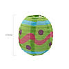 Mini Egg-Shaped Hanging Paper Lanterns - 12 Pc. Image 1