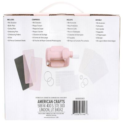 Mini Evolution Die Cut Machine Kit-Pink Image 2