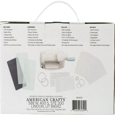 Mini Evolution Die Cut Machine Kit-White Image 2