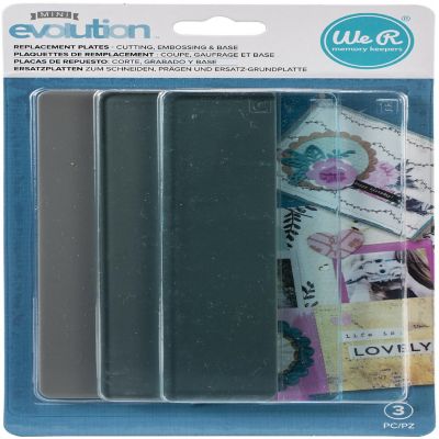 Mini Evolution Replacement Plates 3/Pkg-For 661629 &amp; 60000003 Image 1