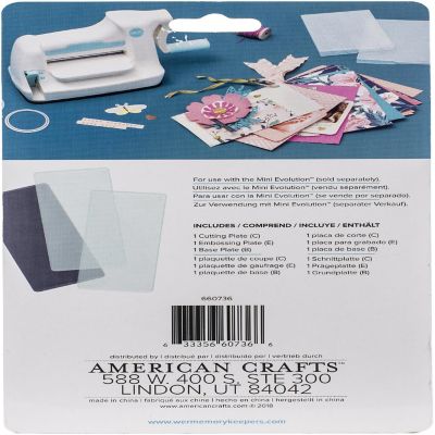 Mini Evolution Replacement Plates 3/Pkg-For 661629 &amp; 60000003 Image 2