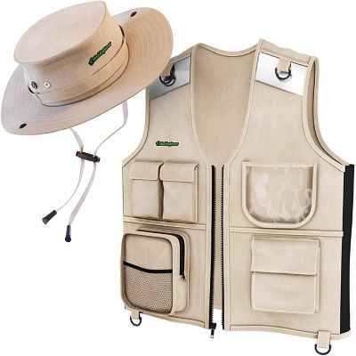 Mini Explorer - Safari Cargo Vest and Hat Costume Image 1
