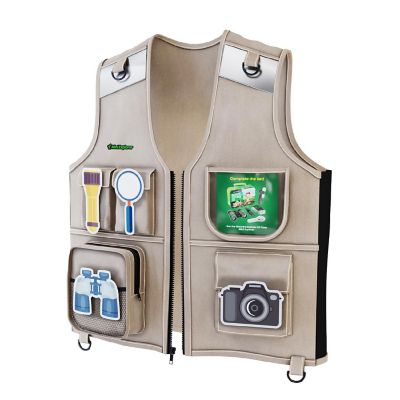 Mini Explorer - Safari Cargo Vest and Hat Costume Image 1