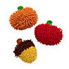 Mini Fall Stuffed Acorn, Pumpkin & Apple Dry Erase Erasers - 12 Pc. Image 1