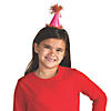 Mini Fiesta Floral Bright Cone Party Hats - 8 Pc. Image 1