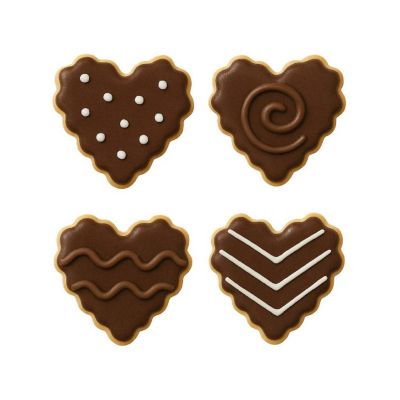 Mini Fluted Heart 1.5 inch Cookie Cutters Image 2