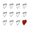 Mini Folk Heart Cookie Cutters Image 1