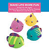 Mini Fun Squeeze Fish Squirt Toys - 12 Pc. Image 2