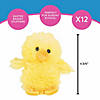 Mini Fuzzy Stuffed Chicks - 12 Pc. Image 1