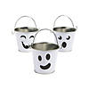 Mini Ghost Pails - 12 Pc. Image 1