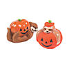 Mini Halloween Otter &amp; Sloth Characters - 12 Pc. Image 1
