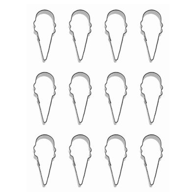 Mini Ice Cream Cone 2 inch Cookie Cutters Image 1