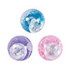 Mini Light-Up Glitter Bouncy Balls - 12 Pc. Image 1
