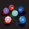 Mini Light-Up Spike Balls - 12 Pc. Image 1