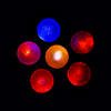 Mini Light-Up Textured Bouncy Balls - 12 Pc. Image 1