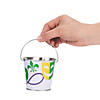 Mini Mardi Gras Pails - 12 Pc. Image 1