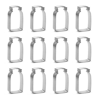 Mini Mason Jar 2 inch Cookie Cutters Image 1