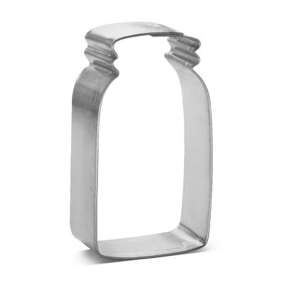 Mini Mason Jar 2 inch Cookie Cutters Image 1