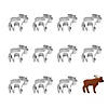 Mini Moose Cookie Cutters Image 1
