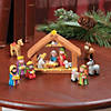 Mini Nativity Scene Decoration - 9 Pc. Image 1
