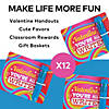 Mini Neon Shuttle Pen Valentine Exchanges with Card for 12 Image 2