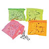 Mini Plastic Dominoes Game with Neon-Colored Vinyl Case - 12 Sets Image 1
