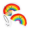 Mini Plush Rainbow Valentine Exchanges with Card for 12 Image 1