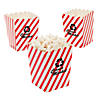 Mini Red & White Striped Popcorn Boxes - 24 Pc. Image 3