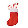 Mini Red Felt Holiday Stockings - 24 Pc. Image 1