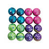 Mini Rubber Metallic Star Handball Assortment - 24 Pc. Image 1