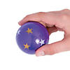 Mini Rubber Metallic Star Handball Assortment - 24 Pc. Image 1