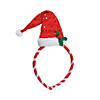 Mini Santa Hat Headbands - 6 Pc. Image 1
