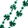 Mini Shamrock Bead Necklaces - 12 Pc. Image 1