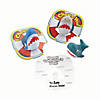 Mini Shark Finger Puppet Valentine Exchanges with Card for 12 Image 1