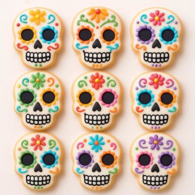 Mini Skull 1.75 inch Cookie Cutters Image 2