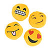 Mini Smiling Stuffed Face Emojis - 12 Pc. Image 1