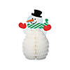 Mini Snowman Honeycomb Centerpieces Image 1