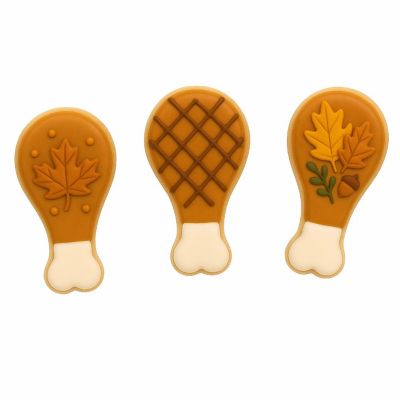 Mini Turkey Leg 2 inch Cookie Cutters Image 2