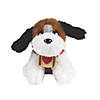 Mini Valentine's Day Stuffed St. Bernards - 12 Pc. Image 1
