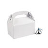 Mini White Favor Boxes - 24 Pc. Image 1