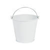 Mini White Favor Pails - 12 Pc. Image 4