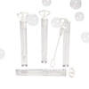 Mini White Heart Bubble Tubes - 24 Pc. Image 1