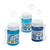 Mini Winter Snowman Bubble Bottles - 24 Pc. Image 1