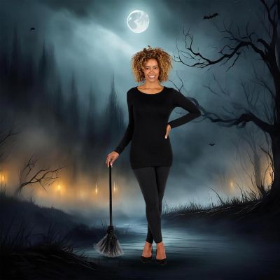 Mini Witches Broom Costume Accessory Image 2