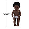 Miniland Educational Anatomically Correct 15" Baby Doll, African-American Boy Image 2