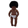 Miniland Educational Anatomically Correct 15" Baby Doll, African-American Girl Image 1