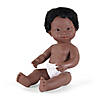 Miniland Educational Anatomically Correct 15" Baby Doll, Down Syndrome African-American Boy Image 1