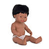 Miniland Educational Anatomically Correct 15" Baby Doll, Down Syndrome Hispanic Boy Image 1