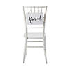 Minimal Reserved Chair Sign Image 1